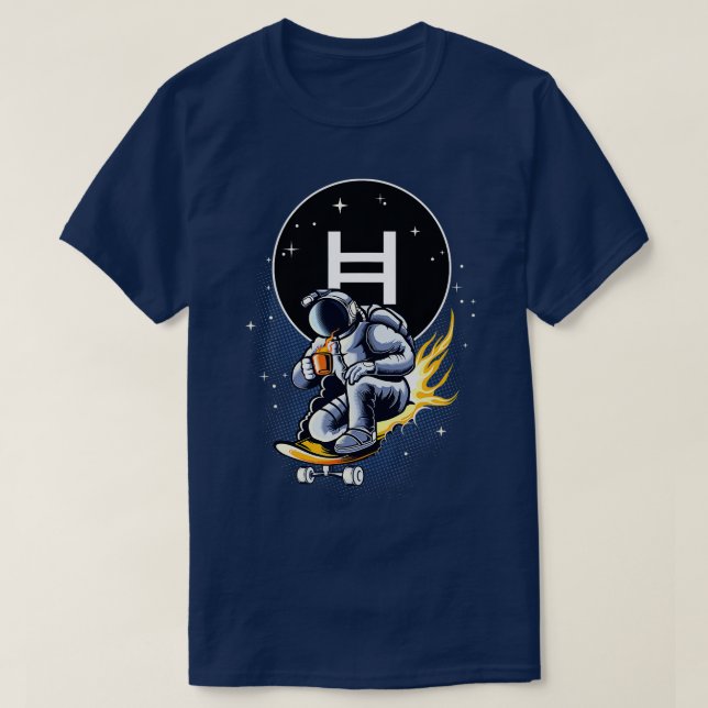 T-shirt Hashgraphe Hedera Crypto Coin HBAR (Design devant)