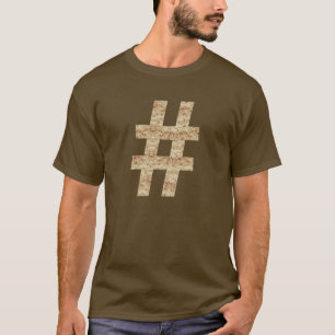 T-shirt Hashtag Camouflage