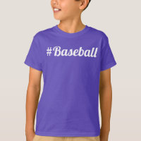 Hashtag de baseball Les fans de jeunes doivent avo