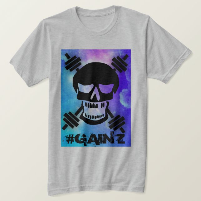 T-shirt Hashtag Gainz (Design devant)
