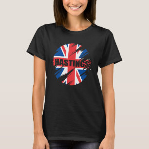 T-shirt Hastings British Flag Angleterre Royaume-Uni Union