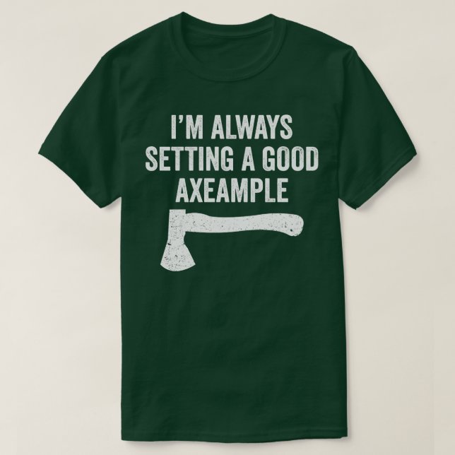 T-shirt Hatchet amusant Axes de projection Définir un bon  (Design devant)