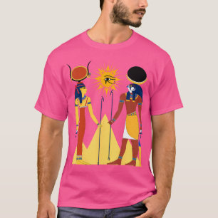T-shirt Hathor Et Horus Egyptien Hipster Hip hop Egypte