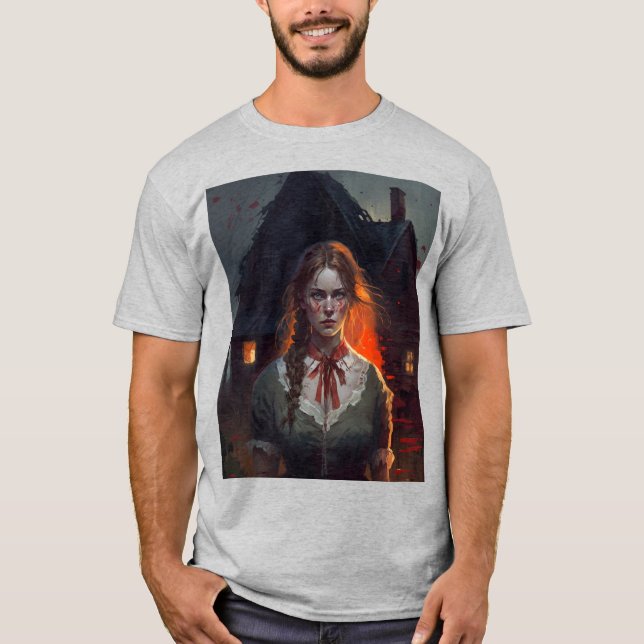 T-shirt Haunting house (Devant)