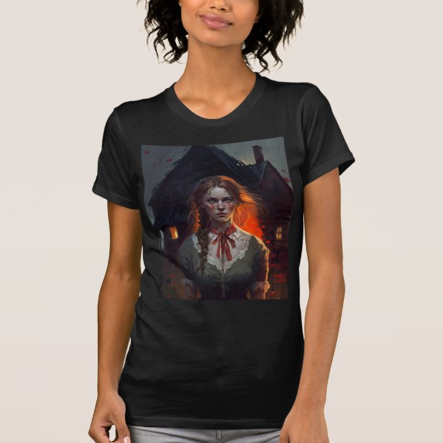 T-shirt Haunting house (Devant)