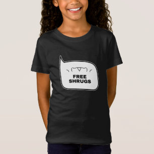 T-Shirt HAUSSES D'ÉPAULES GRATUITES Kaomoji drôles Émotico