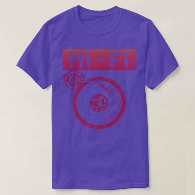 T-shirt haute fidélité (Design devant)