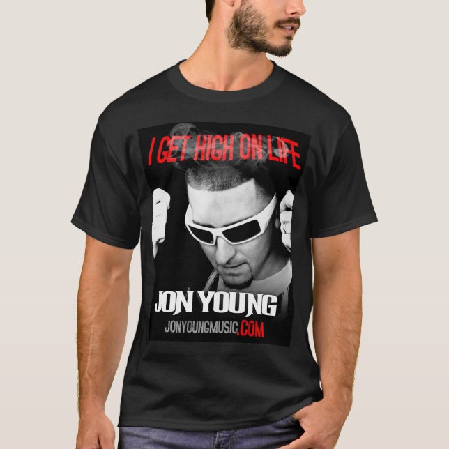 T-shirt Haute sur la pièce en t de la vie (Devant)