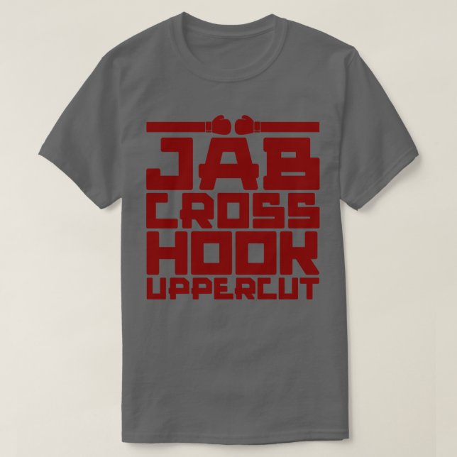 T-shirt Hauteur croisée Jab Uppercut (Design devant)