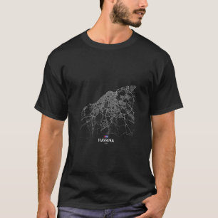 T-shirt havana cuba Plan de la ville Voyage souvenir maiso