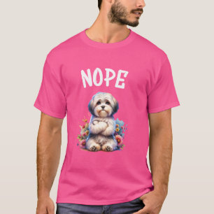 T-shirt Havanais Drôle Citation Nope Lazy Pet Pour Amoureu
