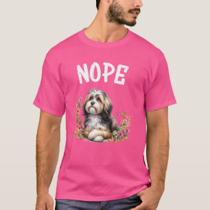 T-shirt Havanais Drôle Citation Nope Lazy Pet Pour Amoureu