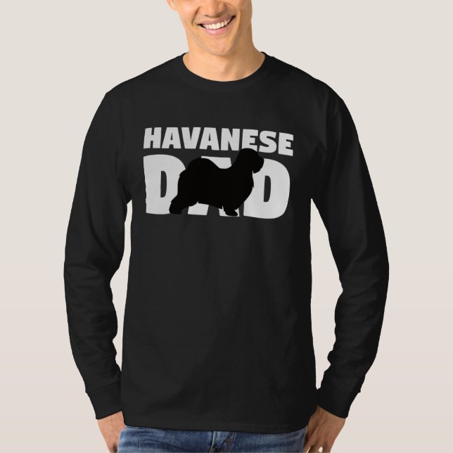 T-shirt Havanese  for Dog Father Havanese Dad  Havanese (Devant)