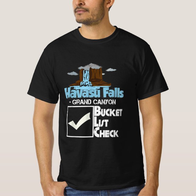 T-shirt HAVASU FALLS Grand Canyon Hiking Souvenir  (Devant)