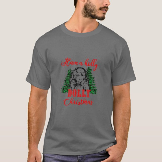 T-shirt Have A Holly Dolly Christmas Matching Family Pjs X (Devant)