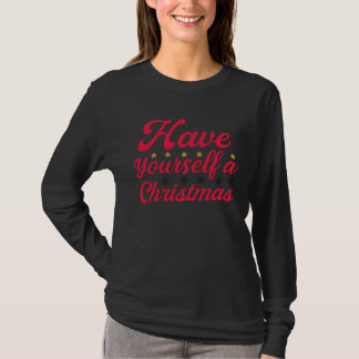 T-shirt Have Yourself A Merry Little Christmas  Tree Xmas