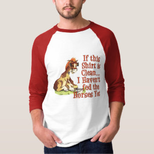 T-shirt Havent nourrit encore les chevaux
