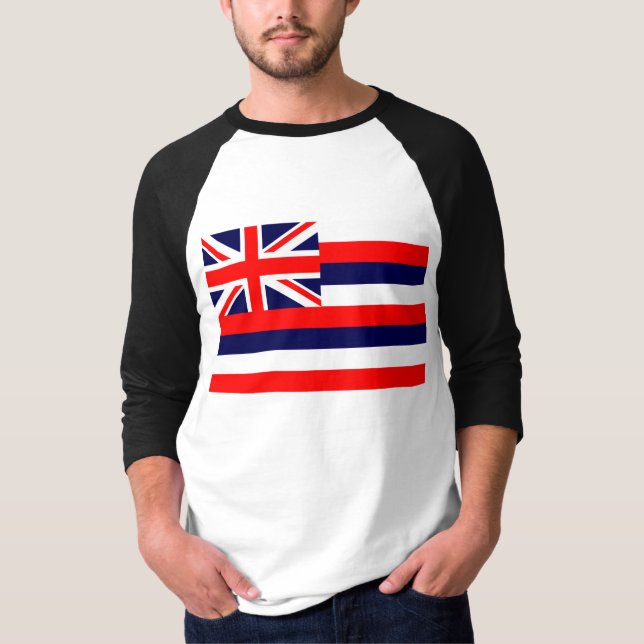 T-SHIRT HAWAÏ/DRAPEAU HAWAÏEN (Devant)