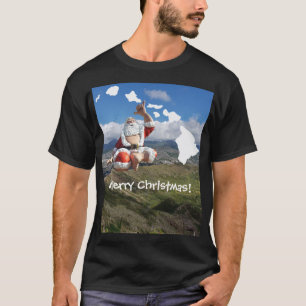 T-shirt Hawaï le père noël et îles hawaïennes