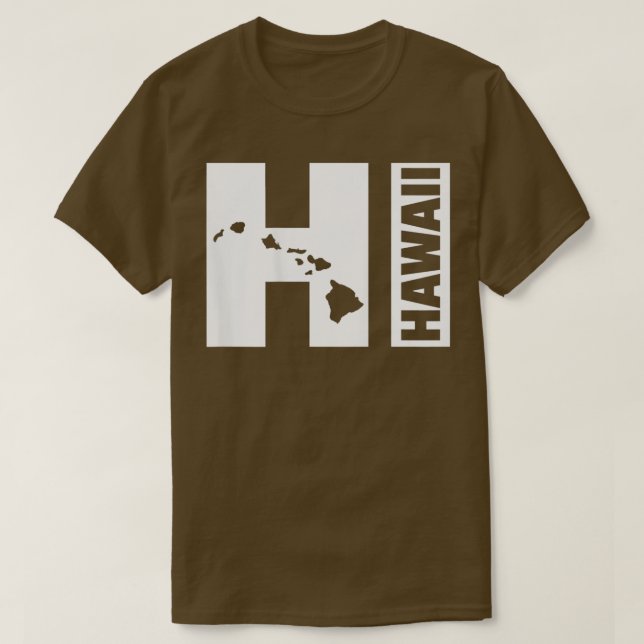 T-shirt Hawaï vintage Hawaii Aloha (Design devant)