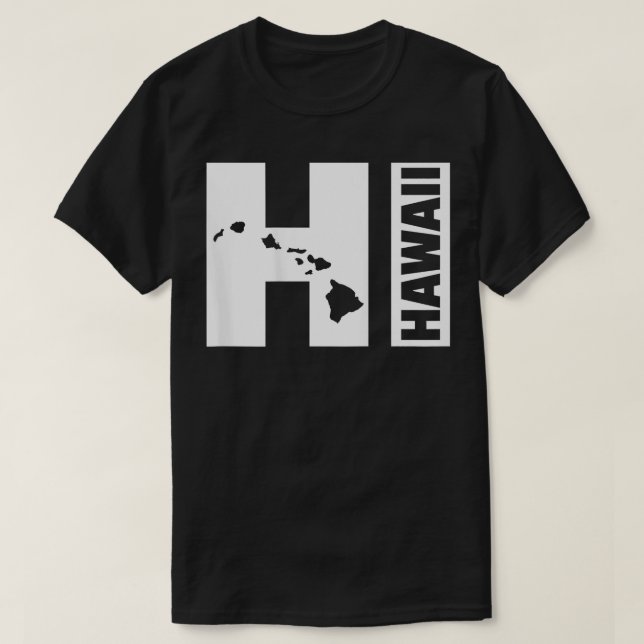 T-shirt Hawaï vintage Hawaii Aloha (Design devant)