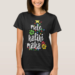T-shirt hawaïen de Noël Mele Kalikimaka