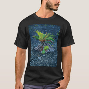 T-shirt Hawaïen 'fougère de lave' nature art beauté