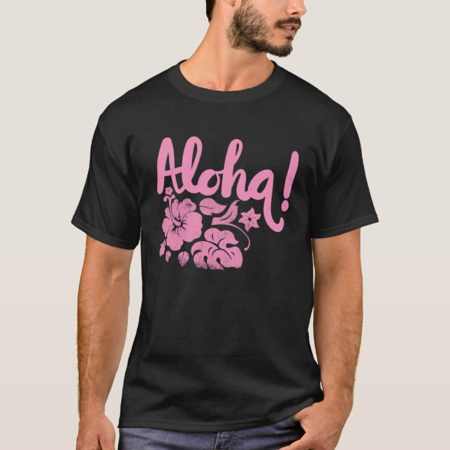T-shirt Hawaii Aloha Hibiscus Hawaiian Party 4 (Devant)