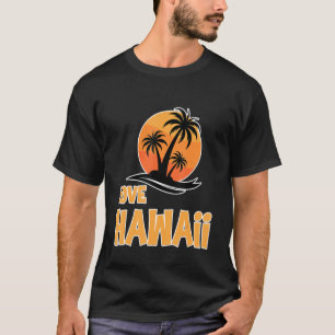 T-shirt Hawaii Aloha Summer Sun Surfing Beach Hawaiian Par
