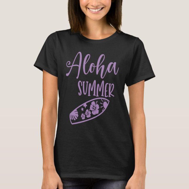 T-shirt Hawaii Aloha Surfing Hawaiian Party (Devant)