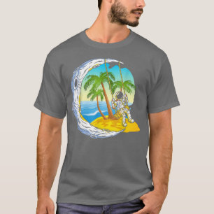 T-shirt Hawaii Astronaut Swing Moon Space Lover