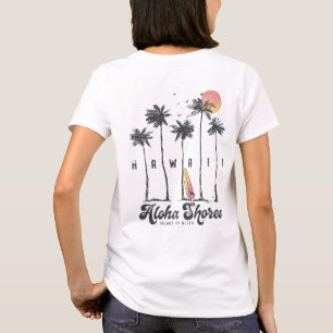 T-shirt Hawaii Beach Surfer Vacances été