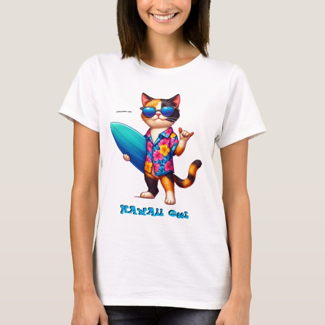 T-shirt Hawaii Cool - Le plus frais du Cool (Devant)