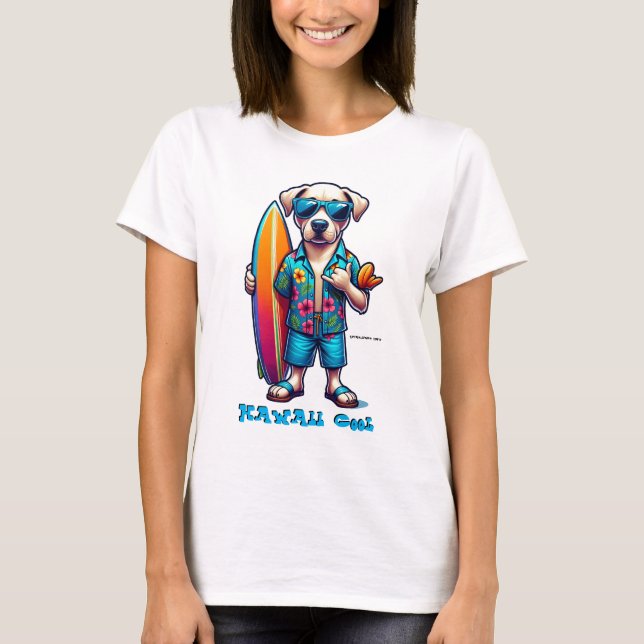 T-shirt Hawaii Cool - Le plus frais du Cool (Devant)