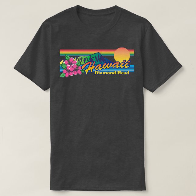 T-shirt Hawaii Diamond Head (Design devant)