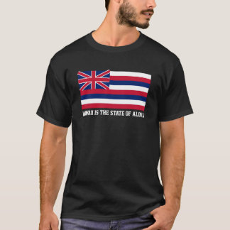T-shirt Hawaii est l'Etat d'Aloha