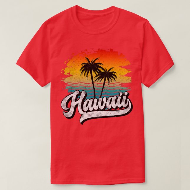 T-shirt Hawaii Hawaii State Hawaii Lover Hawaii Hawaii 1 ( (Design devant)
