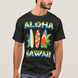 T-shirt Hawaii Hawaiian Beach Aloha Cadeaux de vacances d'