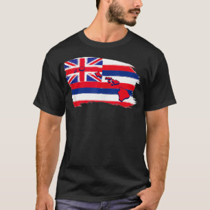 T-shirt Hawaii Hawaiian Flag Beach Aloha Summer Vacances S
