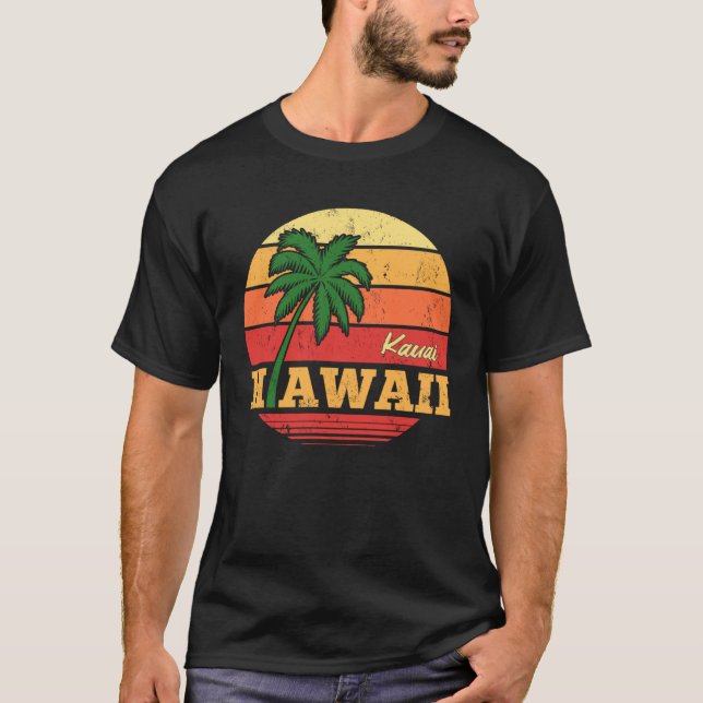 T-shirt HAWAII Kauai Beautiful Vacation Retro Souvenir (Devant)