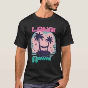 T-shirt Hawaii Lanai Vacances Palmiers Plage Océan