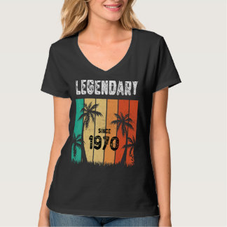 T-shirt Hawaii légendaire 1970 52s Anniversaire Été Pour 5