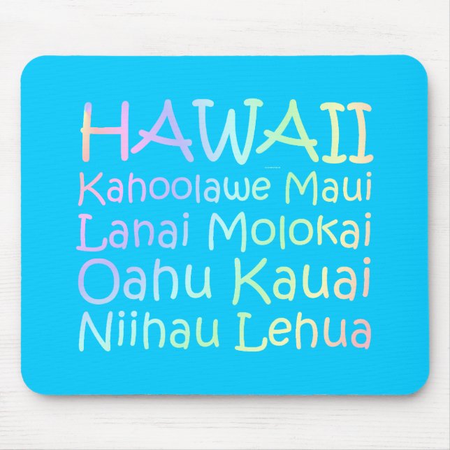 T-SHIRT Hawaii Mousepad (Vorne)