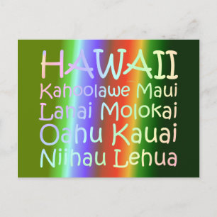 T-Shirt Hawaii Postkarte