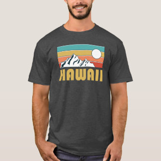 T-shirt Hawaii Retro Vintage Hawaii Mountain Souvenir Gift