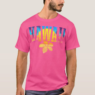 T-shirt Hawaii Sunset Hibiscus Fleur Hawaii Surf Surfer
