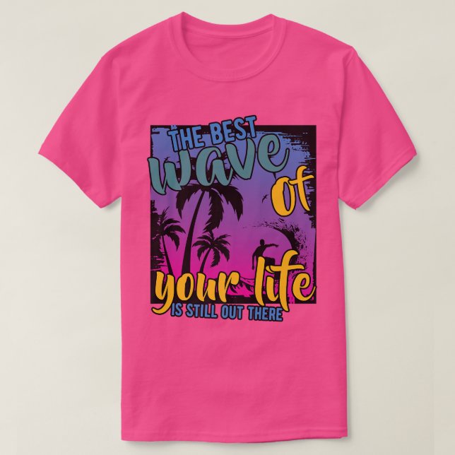 T-shirt Hawaii Surf Dire Motivation (Design devant)