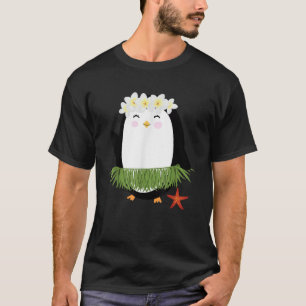 T-shirt Hawaiian Hula Penguin Luau Party Hawaii cadeau pou