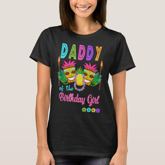 T-shirt Hawaiian Luau Anniversaire Partie correspondant Ti (Devant)