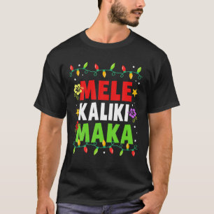 T-shirt Hawaiian Mele Kalikimaka Famille de jumelage de No